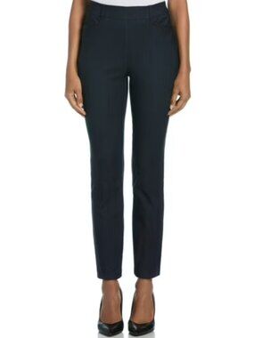 Rafaella Women's Pull On Straight Leg Stretch Pant with two L-shaped pockets